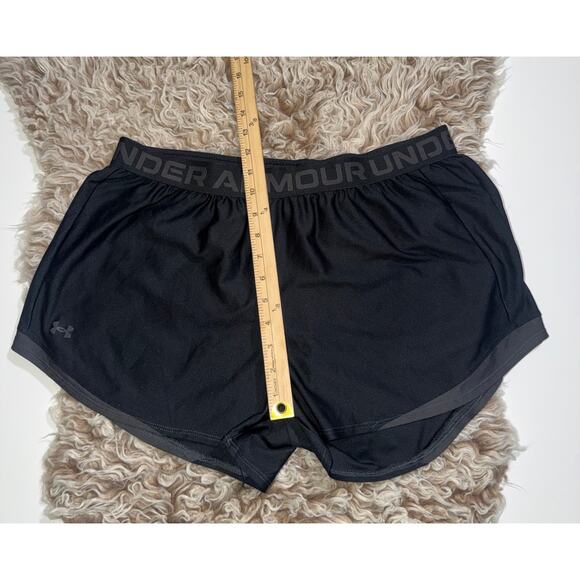 Under armour women’s black athletic shorts - Picture 6 of 11